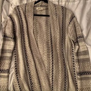 Vertical Striped Cardigan